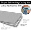 Headley Tools 18"x12" Thickened Self Healing Cutting Mat, Durable Rotary