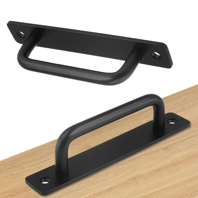 Cionyce 2 Pack Barn Door Pulls 5 inch Garage Handles