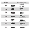 METO T6 Silicone Windshield Wiper Blades, 22 and 22 inches