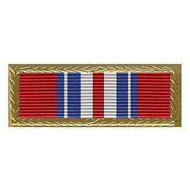 Vanguard Ribbon Unit Citation: Army Valorous Unit Award - Large Gold Frame - 3" x 2" Sew-On Patch