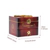 Faderr Music Box Gift Box Wedding Rotating Music Box Dancer