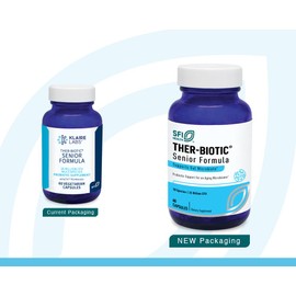 Klaire Labs Ther-Biotic Probiotics for Seniors - Digestive & Immune Support for Senior Men & Women Over 60 - Bifidobacterium & Lactobacillus - Adult Probiotic - Dairy-Free (60 Capsules)