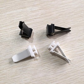 20 Sets Car Air Vent Clips Auto Freshener Clips Automotive Air Conditioner Car Outlet Perfume Clips with Plastic Slot White