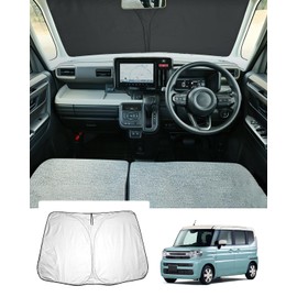 [GAFAT] Suzuki Spacia/Spacia Custom, MK54S/MK94S 3rd Generation 2023 Model ~ New Model Exclusive Spacia Car Sunshade mk94s Windshield UV Protection, Foldable, Multi Sunshade, Spacia Custom Interior