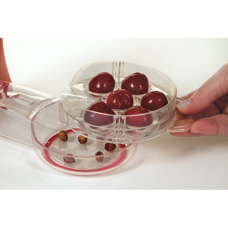 Cherry Pitter, Cherrystone Remover Mess Free 6 Capacity at Once