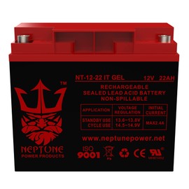 Neptune Power Products 12V 22AH Gel Replacement Solar Booster Pac ES1217, ES1230, ESP5500 Brand Product