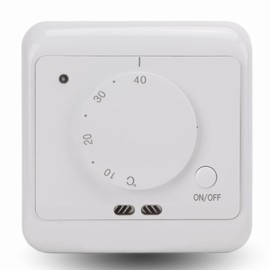 ME720 3A 16A Mechanical Thermostat AC230V Underfloor Heating Temperature Control Systems Home Fireplaces and Heating Accessories for Commercial Industry Room Thermostat 5-40°C