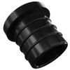 63mm (2 1/2") Black Hollow Blanking Plastic End Cap Bung