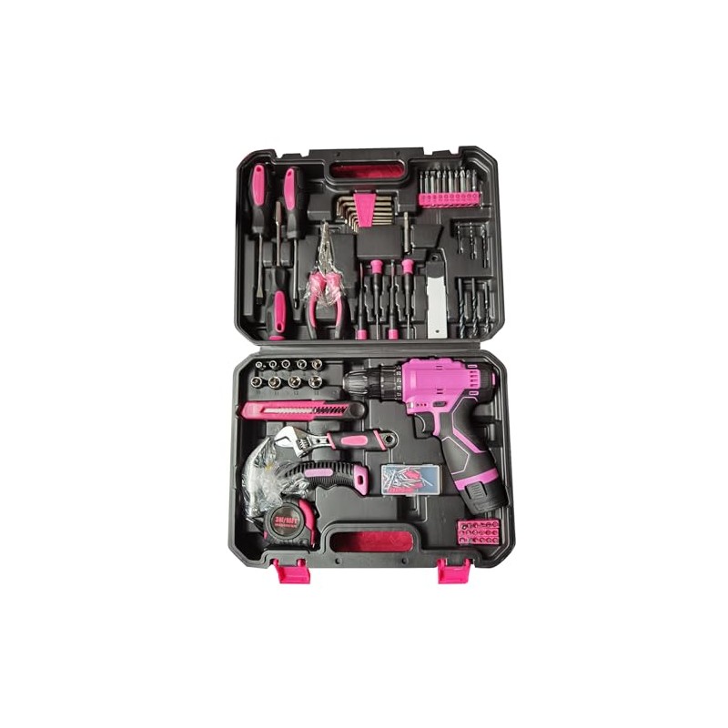 MLKTUULS Drill Tool Set 152PCS, Home Tool Kit with 12V