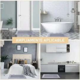 Tapete De Baño Ultra Suave Antideslizante Absorbente, 2 Unid                                                                                          
