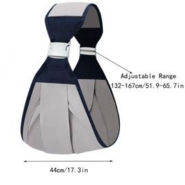 Elastisches Tragetuch, Tragetuch Neugeborene, Babytrage, Babyschale, Geeignet für Säuglinge und Kleinkinder von 0–36 Monaten