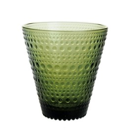 iittala Castehermi Tumbler, 10.1 fl oz (300 ml), Moss Green, Pair