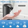 Varluckiner Automatic Foaming Soap Dispenser, Wall Mount Touchless 4 Gear