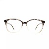 Chelsea Morgan CM20218 tort/pewter Eyeglasses Frames Black brown 54-14-140