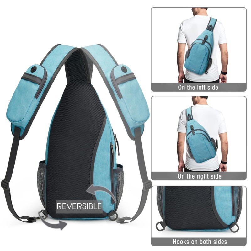 G4Free Sling Bag RFID Blocking Sling Backpack Crossbody Chest Bag