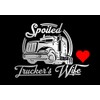 Imagnt Studio Spoiled Trucker's Wife Decal, Bumper Sticker (12 x