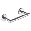BWE Chrome Toilet Paper Holder Wall Mounted Double Post Pivoting