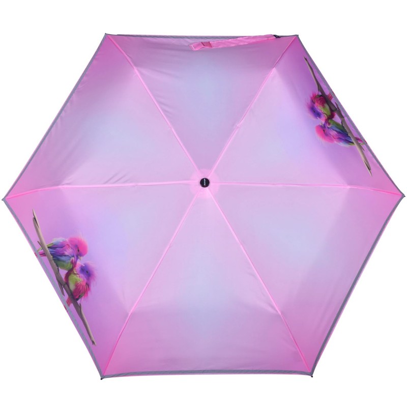 Knirps children's compact umbrella with reflective trim.