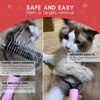 Double-Sided Undercoat Rake for Deshedding & Dematting Pets - Gentle