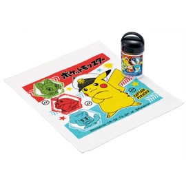 Skater OA5AG-A Anti-Bacterial Hot Towel Set with Case, Pocket Monster 24, Made in Japan, 12.6 x 12.0 inches (32 x 30.5 cm)