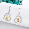 DAYLINLOVE Giraffe Earrings 925 Sterling Silver Giraffe Earrings Giraffe Jewellery