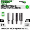 3/4" to JT3 Straight Shank Drill Chuck Arbor-Machinist Choice