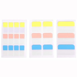 SF ITEM Index Tabs - 174 Pieces Index Stickers Page Marker Tabs - Writable and Repositionable File Tabs Flags for Pages or Book Markers, Reading Notes, Classify Files (3 Sizes)