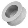 7.3cm Brazed Diamond Grinding Wheel Concave Abrasive Wheel for Stone