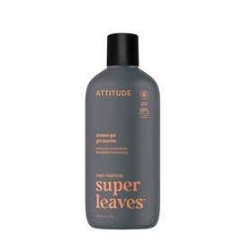 Attitude Men's Patchouli & Bourbon Shower Gel, 415 ML