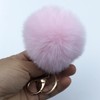 Xsclpomddy Pom Pom Keychain Artificial Soft Rabbit Hair Bag Pendant