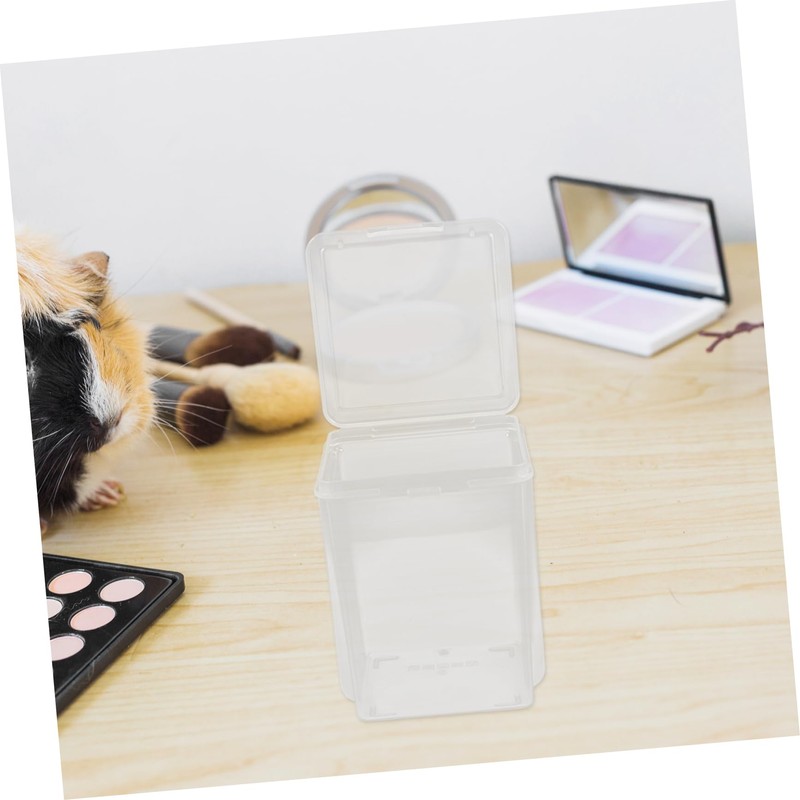 Mikinona 2pcs Plastic Storage Boxes with Lids Multi Functional Organizer