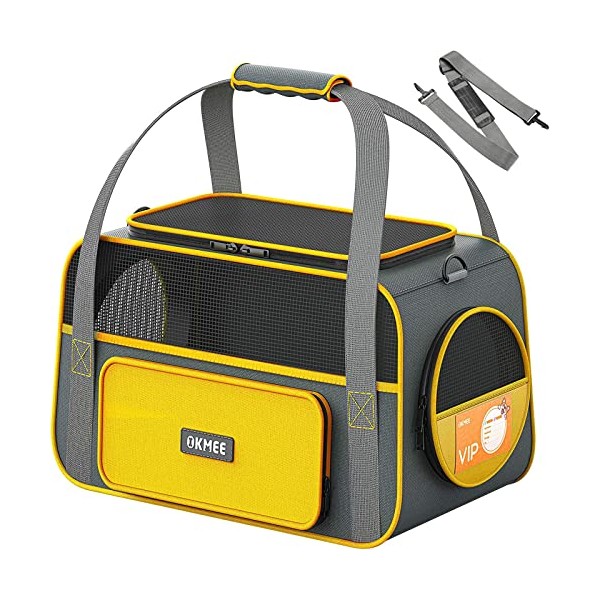 OKMEE Soft Pet Carrier for Small Medium Cats Dogs Puppies,