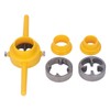 6Pcs Tap Die Set NPT 1/2in 3/4in 1in Alloy Steel