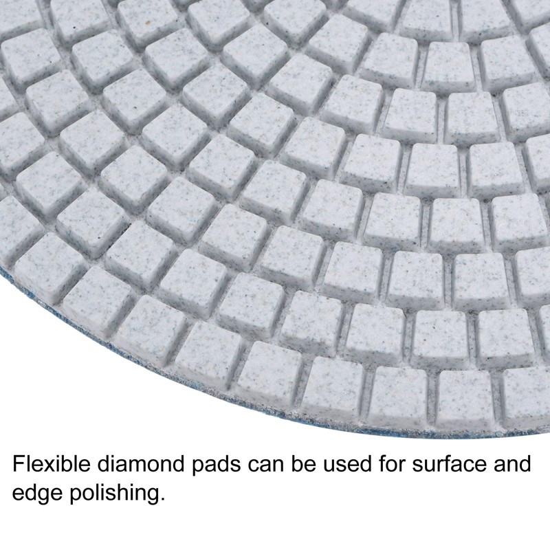 QUARKZMAN Diamond Polishing Pad 7 Inch 50 Grit Wet/Dry Sanding