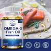 NATURE'S LIVE Omega 3 Fish Oil Capsules Triple Strength EPA