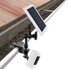 2-in-1 Gutter Mount for Solar Panel, Stick Up Cam Battery,