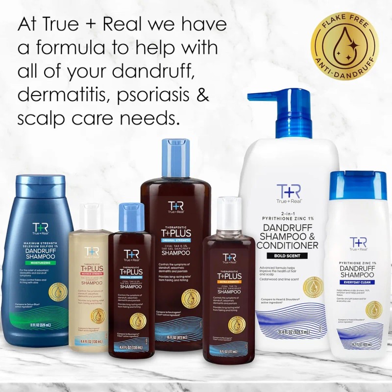 True+real Shampoo Terapéutico T Plus / T Gel 473 Ml