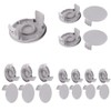 8Pcs Trimmer Spool Caps, Replacement Spool Cover Caps, Compatible with