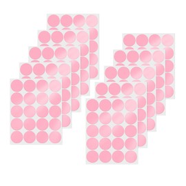 YIKIADA Pink Color Stickers, 2 inches (50 mm), 200 Pieces, Round Stickers, Removable Stickers, Stickers, 10 Sheets, Cute Label Stickers, Office Supplies, Office Use, Round Stickers