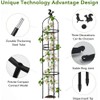 HASTHIP® Estacas de Soporte para Plantas jardín - Soportes plástico