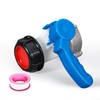 UMETASS IBC Tote Valve, 2.95" Coarse Thread IBC Tote Adapter,