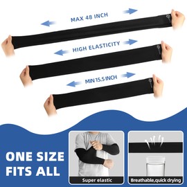 BHYTAKI 6 Pairs Cooling Compression Arm Sleeves for Men Women,UPF50 UV Sun Protection Sleeves for Work Sport Tattoo Cover Up