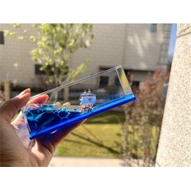 Generic Unsinkable Boat Anime Pirate Ship in a Bottle Box, Cruise Ship Fluid Drift Bottle Non Sinking Ship Model Decorations Desk Decor Toys for Boys Girls Gifts(Thousand Sunny), PIT1214