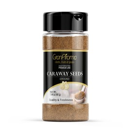 GranAroma Ground Caraway Seeds, Aromatic Spice, Light Licorice Taste (1.44 Ounce)