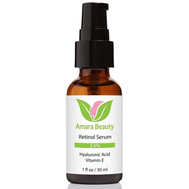 Retinol Serum 2.5% with Hyaluronic Acid & Vitamin E, 1