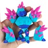 Crystal Golem Collectible Figurine – Fantasy Elemental Figure with Bright