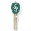Rotary13B1 Silvia Key Blank - Green Enamel with Chrome Details
