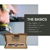 Walnut Wood Works Floating Shelf Installation Kit, Drill Jig -