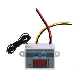 Fafeicy XH-W3001 Digital Temperature Controller Thermostat Heating and Cooling Switch with Waterproof Sensor Probe (24V)