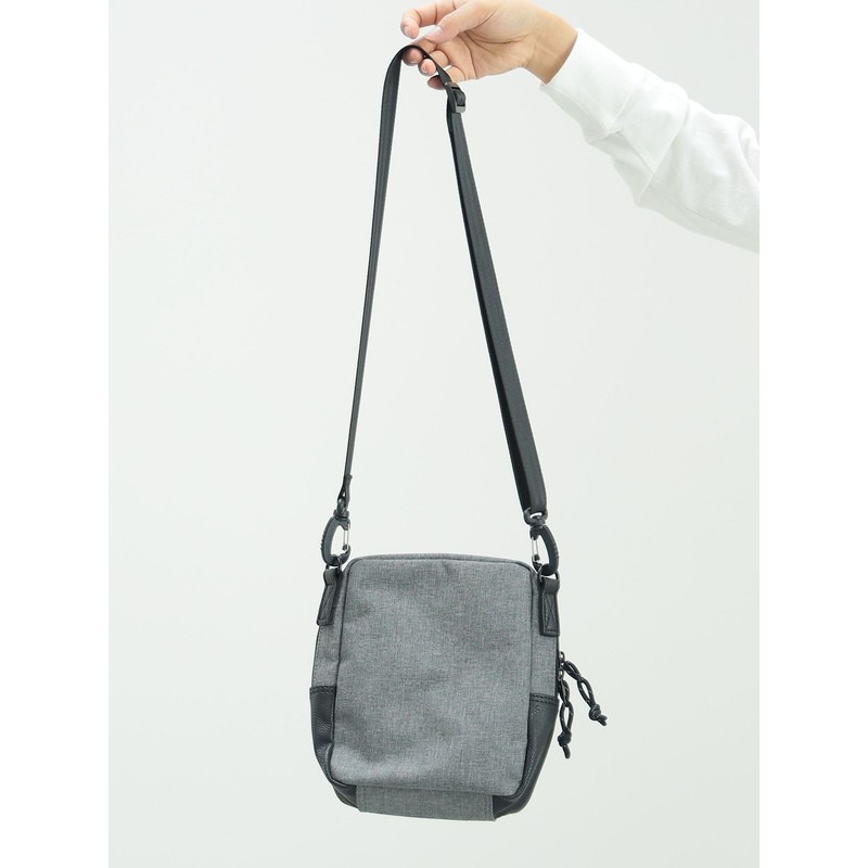 Beams Heart Men's Campus Bag, Chambray Heathered Material, Mini Shoulder